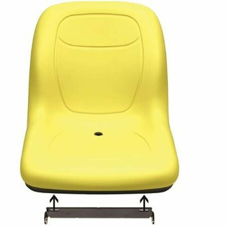 AFTERMARKET Yellow Mower Bucket SEQ90-0299